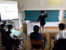 小野小学校での出前授業（2014.11.27）